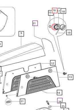 Mahindra Tractor Spring Housing Side Panel 000060542M01 Mahindra Direct Parts