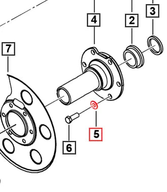 Mahindra Tractor Spring Lock Washer G108580 Mahindra Direct Parts
