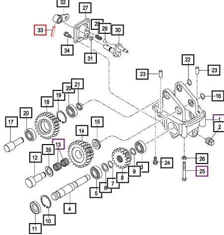 Mahindra Tractor Spring Pin (6x25) V5801406025 Mahindra Direct Parts