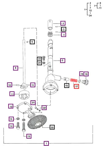 Mahindra Tractor Spring Relief Valve Lub Oil 001082037R1 Mahindra Direct Parts