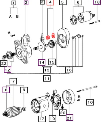 Mahindra Tractor Spring Set M389X10871 Mahindra Direct Parts