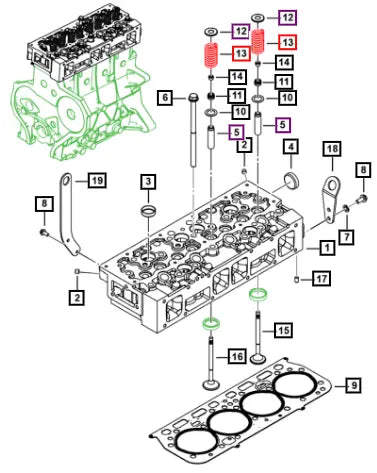 Mahindra Tractor Spring Valve Variable Pitch Mdi 3200 Tc 0310BB0250N Mahindra Direct Parts