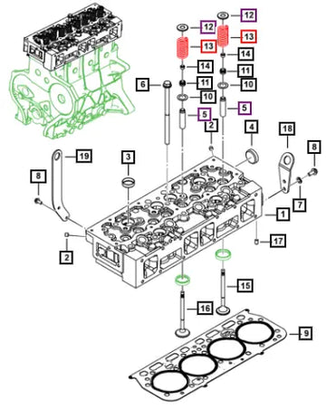 Mahindra Tractor Spring Valve Variable Pitch Mdi 3200 Tc 0310BB0250N Mahindra Direct Parts