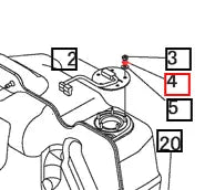 Mahindra Tractor Spring Washer M4 A3600100402