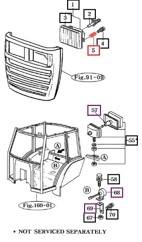 Mahindra Tractor Spring (for Head Lamp 28/35/411 16008010080 Mahindra Direct Parts