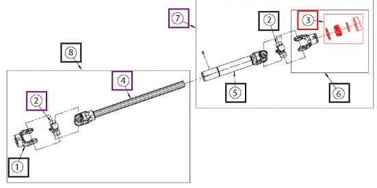 Mahindra Tractor Spring-lok Repair Kit AME15112 Mahindra Direct Parts