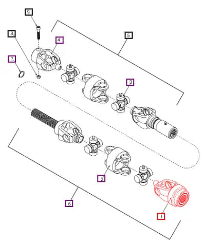 Mahindra Tractor Spring-lok Repair Kit AUB160131 Mahindra Direct Parts