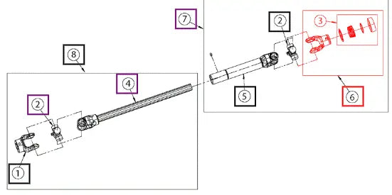 Mahindra Tractor Spring-lok Yoke Assembly AME15118 Mahindra Direct Parts