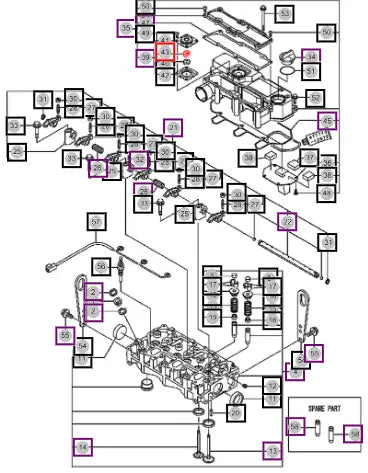 Mahindra Tractor Spring, Diaphragm 119802-03141 Mahindra Direct Parts
