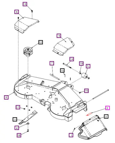 Mahindra Tractor Spring,chute Guard AUBM132768 Mahindra Direct Parts