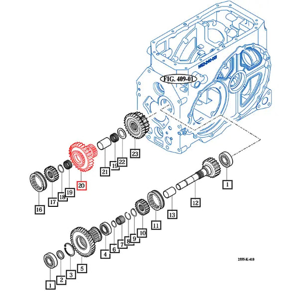 Mahindra Tractor Spur Gear 16-39 14522430040 Mahindra Direct Parts