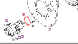 Mahindra Tractor Starter Gasket Mahindra