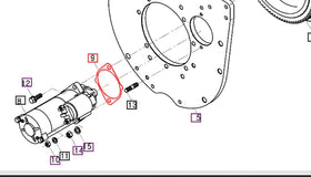 Mahindra Tractor Starter Gasket Mahindra