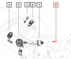 Mahindra Tractor Starter Key (MStar) 006015681C91 Mahindra Direct Parts