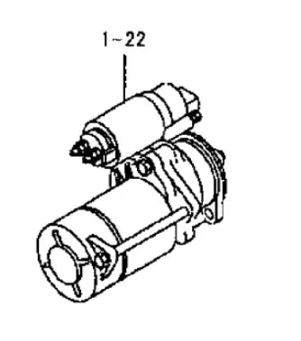 Mahindra Tractor Starter MM40941001 Mahindra