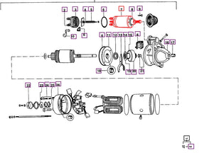 Mahindra Tractor Starter Solenoid 005553166R91 Mahindra