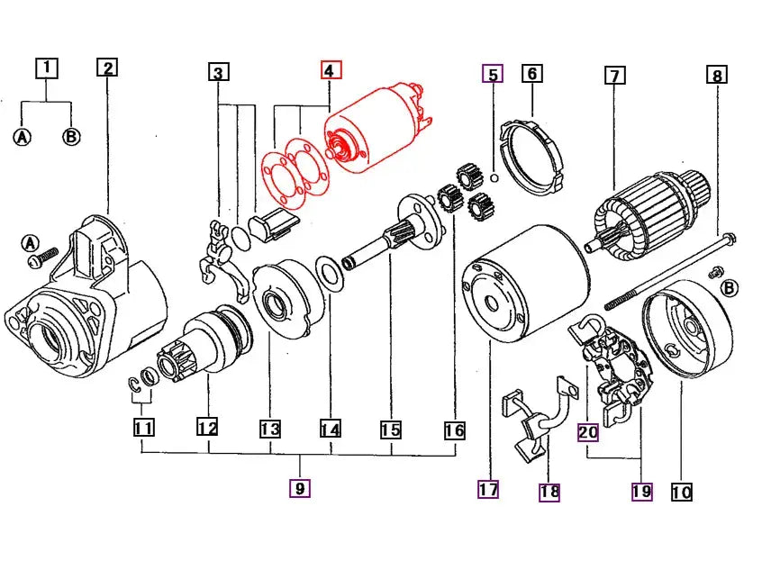 Mahindra Tractor Starter Solenoid Mahindra