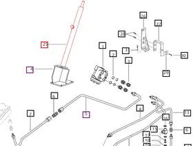 Mahindra Tractor Steering Column 007608195B91 Mahindra Direct Parts