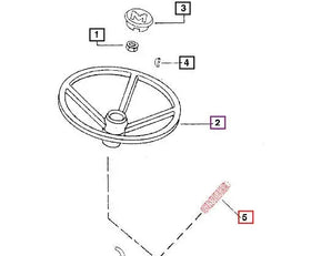 Mahindra Tractor Steering Column Bellow 005558284R1 Mahindra Direct Parts