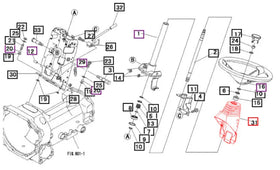Mahindra Tractor Steering Column Boot 19572218001 Mahindra Direct Parts