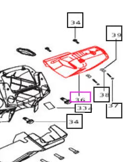 Mahindra Tractor Steering Cover Assembly E007505643D91 Mahindra Direct Parts