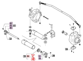 Mahindra Tractor Steering Cylinder Seal Kit 006500395C1 Mahindra