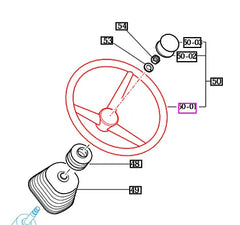 Mahindra Tractor Steering Wheel 14724012002