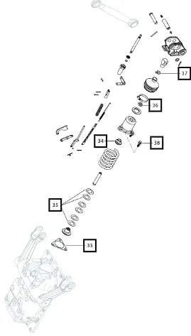 Mahindra Tractor Stopper Dc Spring 007218922U01 Mahindra Direct Parts