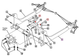 Mahindra Tractor Stover Hex Locknut KMW05461122 Mahindra Direct Parts