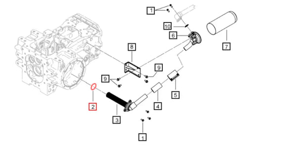 Mahindra Tractor Strainer O-Ring 007205787C1 Mahindra