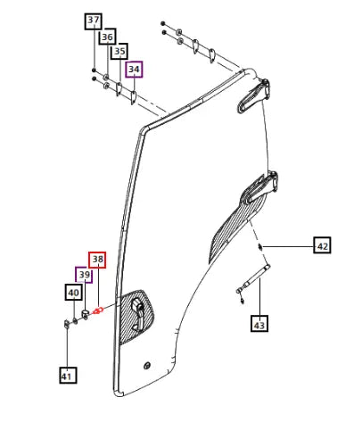 Mahindra Tractor Striker Pin E007517341D1 Mahindra Direct Parts