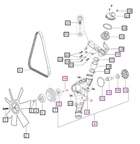 Mahindra Tractor Stud 45mm 000020266E05 Mahindra
