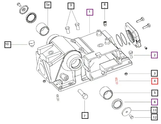 Mahindra Tractor Stud B M12 X 40 007201905D1 Mahindra Direct Parts