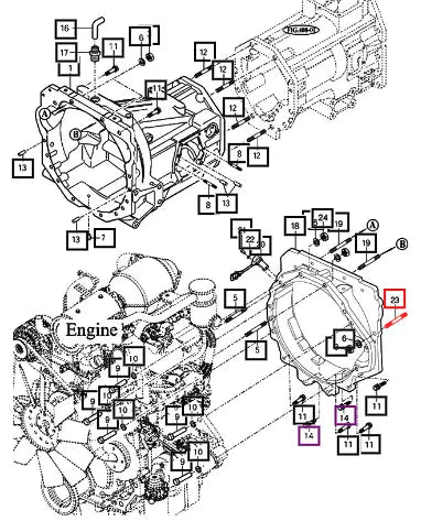 Mahindra Tractor Stud Bolt, M12x37 12294100130 Mahindra Direct Parts