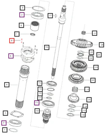 Mahindra Tractor Stud M10 X 124l 006506916D1 Mahindra Direct Parts