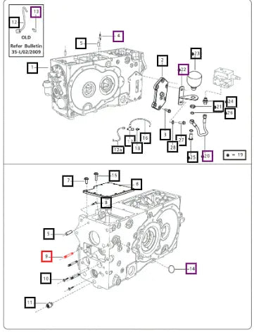 Mahindra Tractor Stud M14 006505661D1 Mahindra Direct Parts