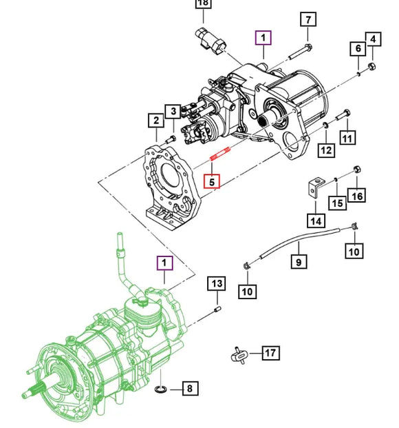 Mahindra Tractor Stud T/m Case 0052098 Mahindra Direct Parts