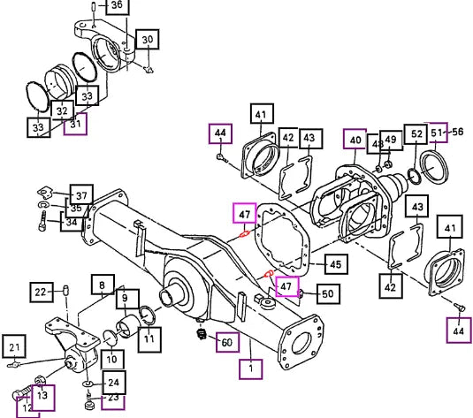 Mahindra Tractor Stud, Stud Bolt (seal)(specm10x25) 16994100060 Mahindra Direct Parts
