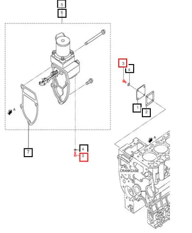 Mahindra Tractor Stud,tie Rod Cover 006058032N01 Mahindra Direct Parts