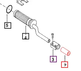 Mahindra Tractor Suction Hose 000704741R2 Mahindra Direct Parts