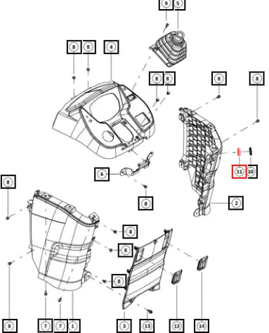 Mahindra Tractor Support Bush Ignition 007654730N01 Mahindra Direct Parts