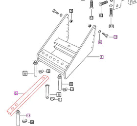Mahindra Tractor Swinging Drawbar E007900036C1 Mahindra