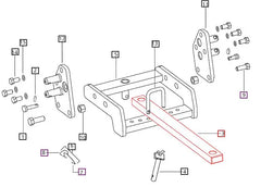 Mahindra Tractor Swinging Drawbar E007900666C1