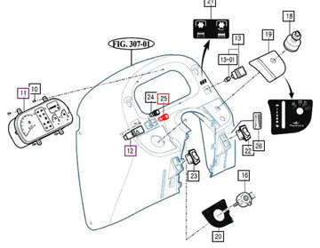 Mahindra Tractor Switch 20085312400 Mahindra