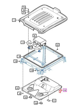 Mahindra Tractor Switch Panel 19157070050 Mahindra Direct Parts