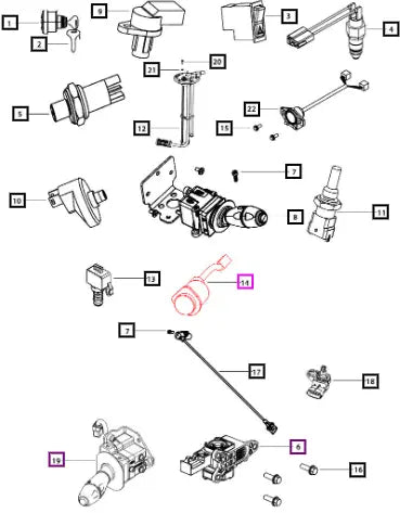 Mahindra Tractor Switch Pto On Off 007706224U1 Mahindra Direct Parts