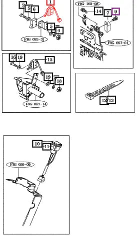 Mahindra Tractor Switch (Limit) Assy. 16606702100 Mahindra Direct Parts