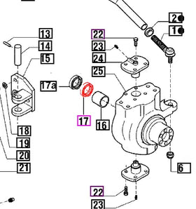 Mahindra Tractor Swivel Housing Seal 006502140C2 Mahindra Direct Parts