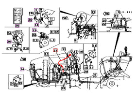 Mahindra Tractor Tachometer Cable 10253514000 Mahindra Direct Parts
