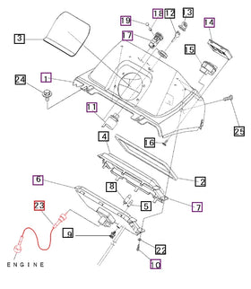 Mahindra Tractor Tachometer Cable 19572919000 Mahindra Direct Parts